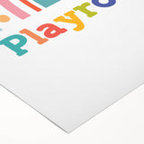 Playroom Rainbow Wall Art - Kids Educational Playroom Decor