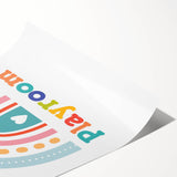 Playroom Rainbow Wall Art - Kids Educational Playroom Decor