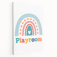 Playroom Rainbow Wall Art - Kids Educational Playroom Decor