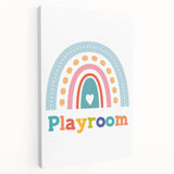 Playroom Rainbow Wall Art - Kids Educational Playroom Decor
