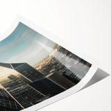 Extra large wall art featuring line art flowers in black on white, ideal for large living room decor.