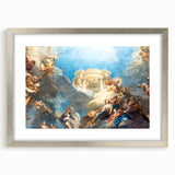 Extra large framed wall art of abstract Paris scenery in textured silver, ideal for living room decor.