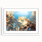 Textured art of Parisian streets in muted gray and pastel tones on a framed canvas, suitable for bedroom decor.