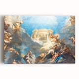 Black and white photograph of the Eiffel Tower on large stretched canvas, ideal for kitchen wall art or bedroom ambiance.