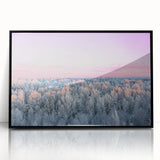 Large abstract wall art depicting a European landscape, in muted earth tones on a framed acrylic.