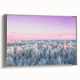 Landscape art painting of a vintage European scene in Latvia on framed canvas, featuring colorful art with black accents.