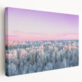 Large art depicting a European scenery in muted natural tones on stretched canvas, ideal for kitchen wall art.