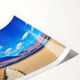 Extra large wall art featuring line art flowers in soft pastel tones on a rolled canvas, ideal for large living room decor.