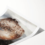 Extra large wall art featuring line art flowers in black on white, rolled canvas, ideal for large living room wall art.