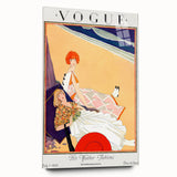 1923 Summer Vogue Fashion Print - Beach Scene Wall Art Decor
