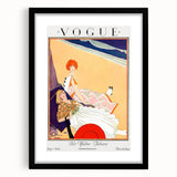 1923 Summer Vogue Fashion Print - Beach Scene Wall Art Decor