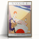 1923 Summer Vogue Fashion Print - Beach Scene Wall Art Decor