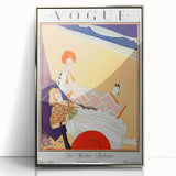 1923 Summer Vogue Fashion Print - Beach Scene Wall Art Decor