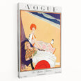 1923 Summer Vogue Fashion Print - Beach Scene Wall Art Decor