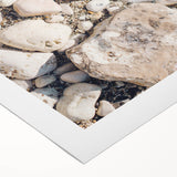 Art deco poster featuring geometric patterns in gold and teal on rolled canvas, suitable for dining room wall art.