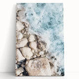 Large black and white abstract canvas art with dynamic brush strokes, ideal for kitchen wall art or bedroom ambiance.