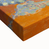 Black and white landscape art painting on large stretched canvas, ideal for bedroom wall decor.