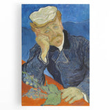 Black and white print of Van Gogh's 'Starry Night' on large stretched canvas, ideal for kitchen wall art or bedroom decor.