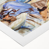 Romanticism Art: Two Figures in a Boat by Sargent - Scenic Canvas