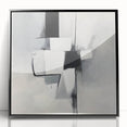 Geometric Abstract Wall Decor – Modern Black & White Canvas Design