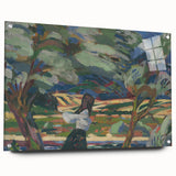 Expressionist Landscape - To the Field by Arnold Weisz-Kubínčan | Wall Art