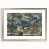 Expressionist Landscape - To the Field by Arnold Weisz-Kubínčan | Wall Art