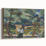 Expressionist Landscape - To the Field by Arnold Weisz-Kubínčan | Wall Art