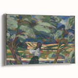 Expressionist Landscape - To the Field by Arnold Weisz-Kubínčan | Wall Art