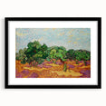 Van Gogh Olive Trees - Vibrant Impressionist Wall Art Canvas Print
