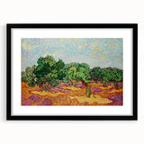 Van Gogh Olive Trees - Vibrant Impressionist Wall Art Canvas Print