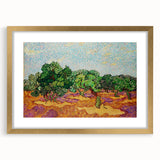 Van Gogh Olive Trees - Vibrant Impressionist Wall Art Canvas Print