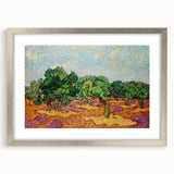 Van Gogh Olive Trees - Vibrant Impressionist Wall Art Canvas Print