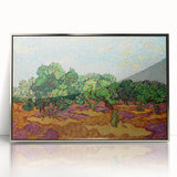 Van Gogh Olive Trees - Vibrant Impressionist Wall Art Canvas Print