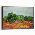 Van Gogh Olive Trees - Vibrant Impressionist Wall Art Canvas Print
