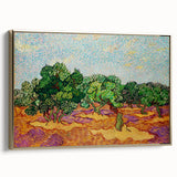 Van Gogh Olive Trees - Vibrant Impressionist Wall Art Canvas Print