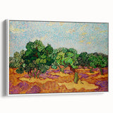 Van Gogh Olive Trees - Vibrant Impressionist Wall Art Canvas Print