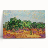 Van Gogh Olive Trees - Vibrant Impressionist Wall Art Canvas Print