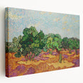 Van Gogh Olive Trees - Vibrant Impressionist Wall Art Canvas Print