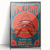 Pink Floyd 1970 Fillmore East Concert Poster - NYC