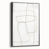 Contemporary Dining Art Pieces – Black and White Geometric Print