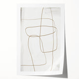 Contemporary Dining Art Pieces – Black and White Geometric Print