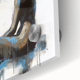 Emotive Figure Living Room Wall Art - Modern Abstract Canvas