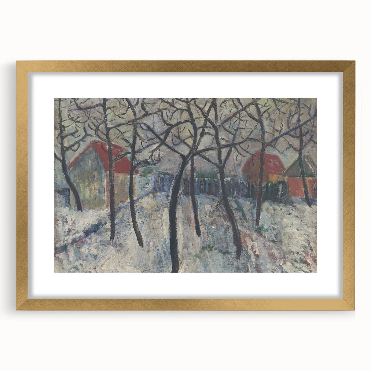 Expressionist Landscape - Trees in a Garden by Cyprián Majerník | Wall Art