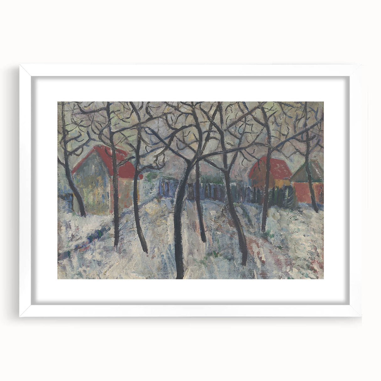 Expressionist Landscape - Trees in a Garden by Cyprián Majerník | Wall Art