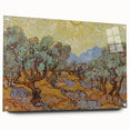 Van Gogh Olive Trees Under Sun - Impressionist Wall Art Print