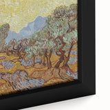 Van Gogh Olive Trees Under Sun - Impressionist Wall Art Print