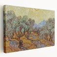 Van Gogh Olive Trees Under Sun - Impressionist Wall Art Print