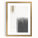 Dining Room Wall Art – Modern Monochrome Abstract Canvas Print