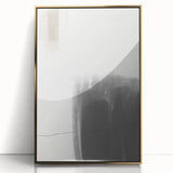 Dining Room Wall Art – Modern Monochrome Abstract Canvas Print