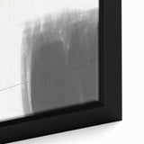 Dining Room Wall Decor – Bold Black and White Abstract Canvas